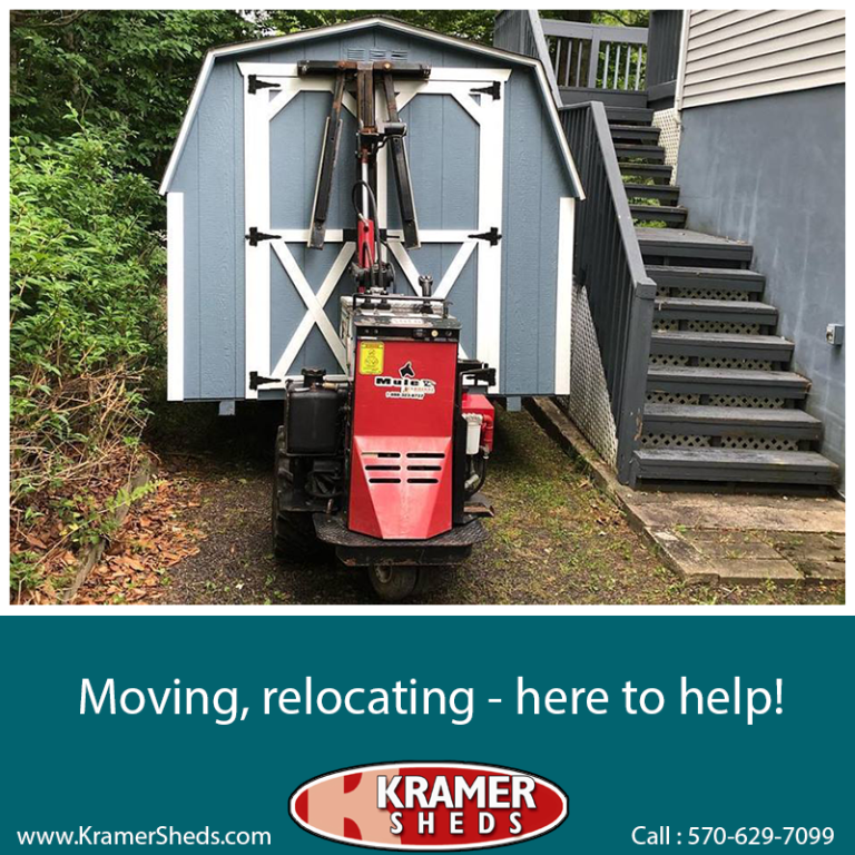 Moving or want to relocate your shed?