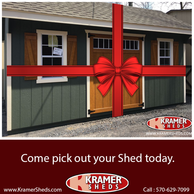 Pick out your shed today!