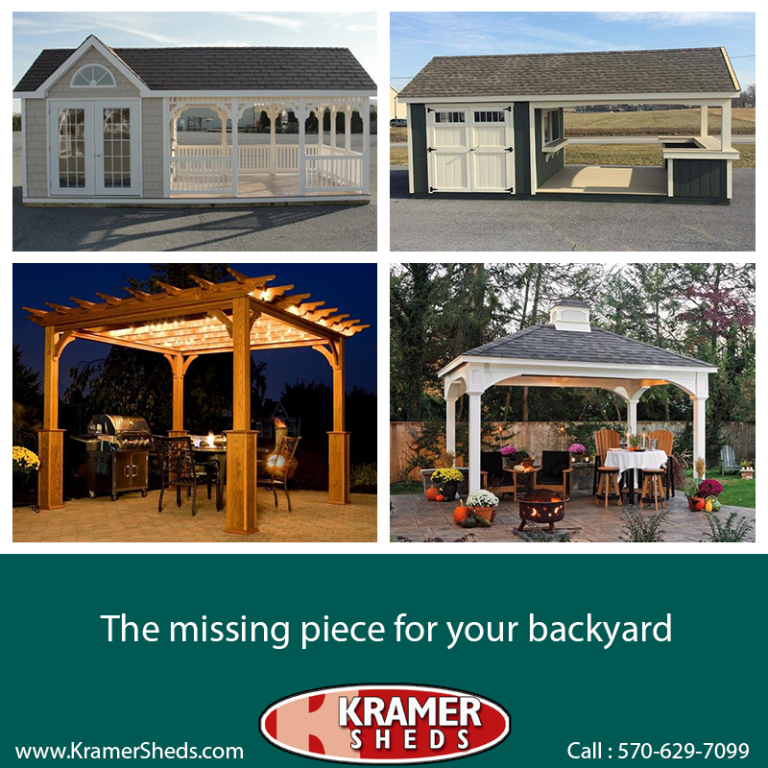 Backyard structures to complete your yard
