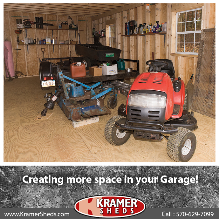 Create more room in your Garage