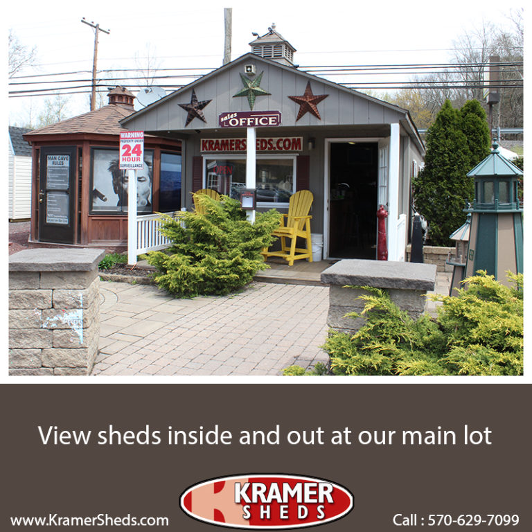 View our sheds inside and out!