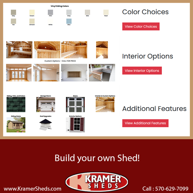 Start to build your dream shed