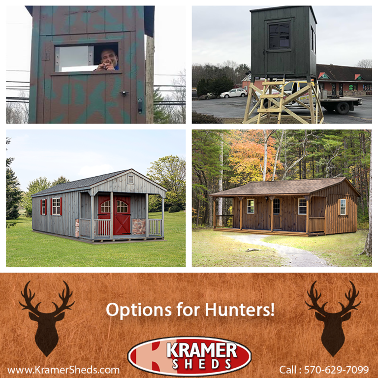 Deer Blinds, and Cabins!