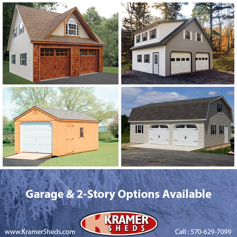 Garage and 2-Story building options